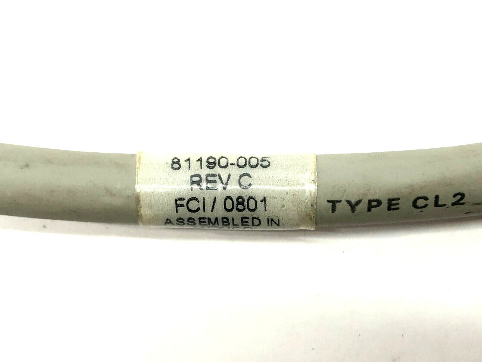 Berg Electronic 81190-005 Interface Cable REV C FCI/0801 - Maverick Industrial Sales