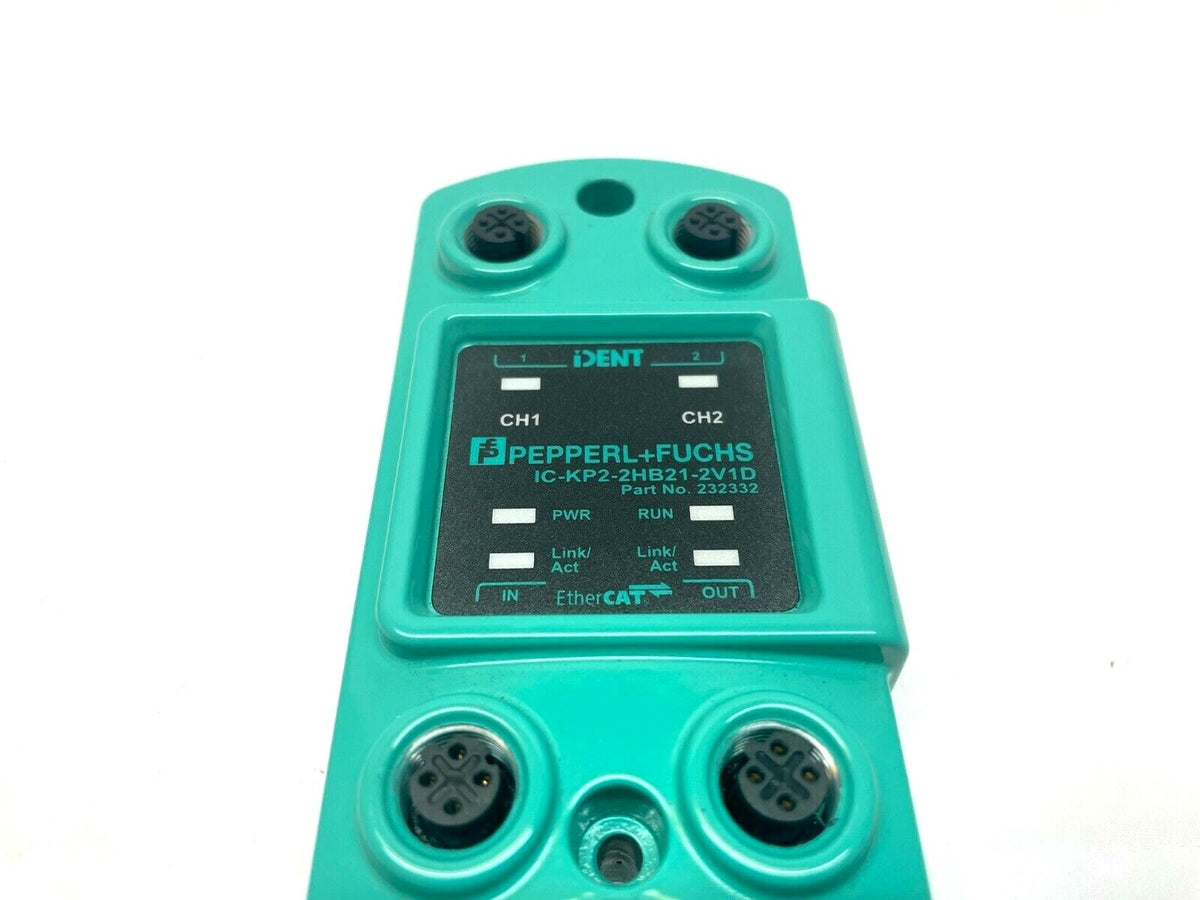 IC-KP2-2HB21-2V1D | Pepperl+Fuchs Control Interface Unit, EtherCAT, 232332 - For parts or not working - Maverick Industrial Sales