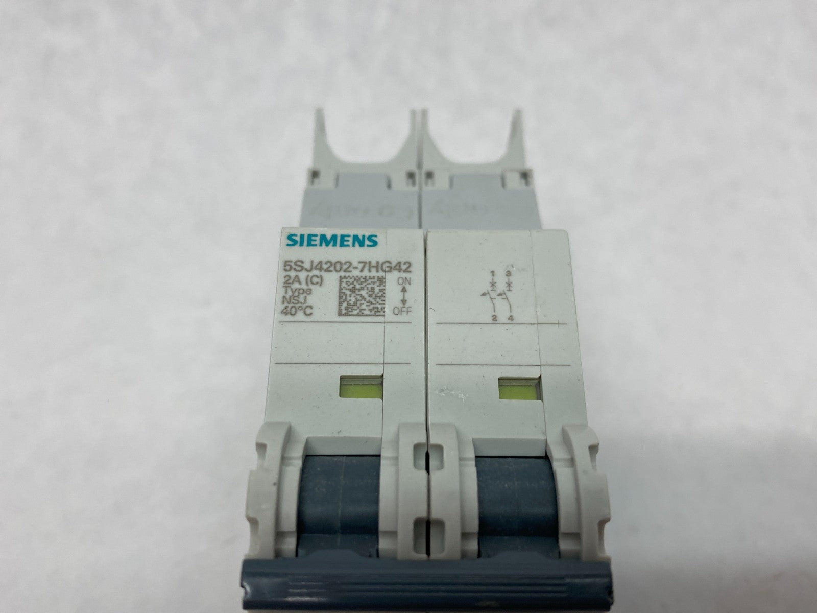 Siemens 5SJ4202-7HG42 Miniature Circuit Breaker 2-Pole - Maverick Industrial Sales