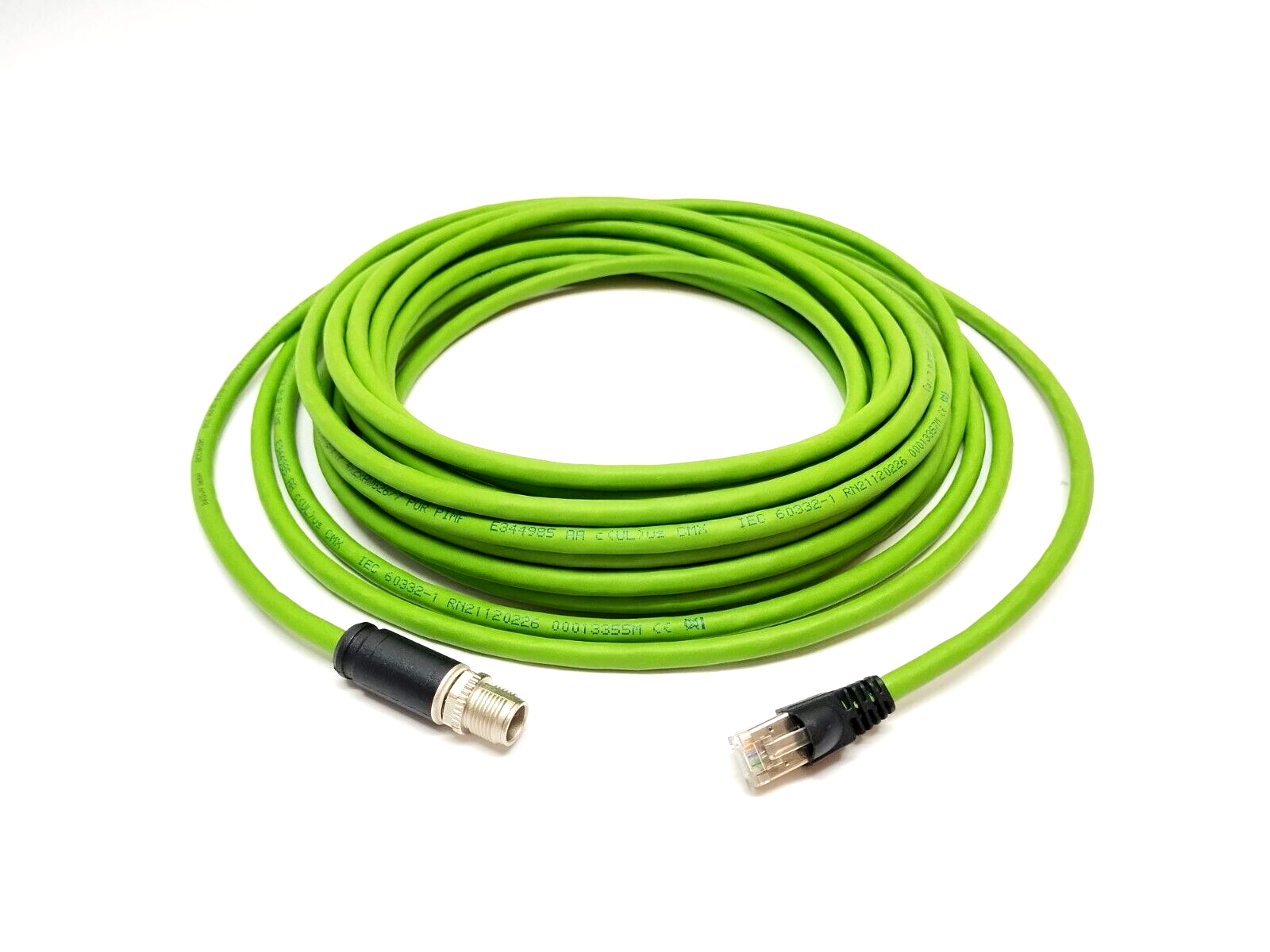 Balluff BCC0HZM Cordset M12 Male 8-Pin To RJ45 BCC M418-E818-8X0-723-PS58N9-100 - Maverick Industrial Sales