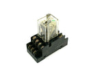 Omron PYF14T Relay Base w/ MY4N-D2 Plug-In Relay - Maverick Industrial Sales