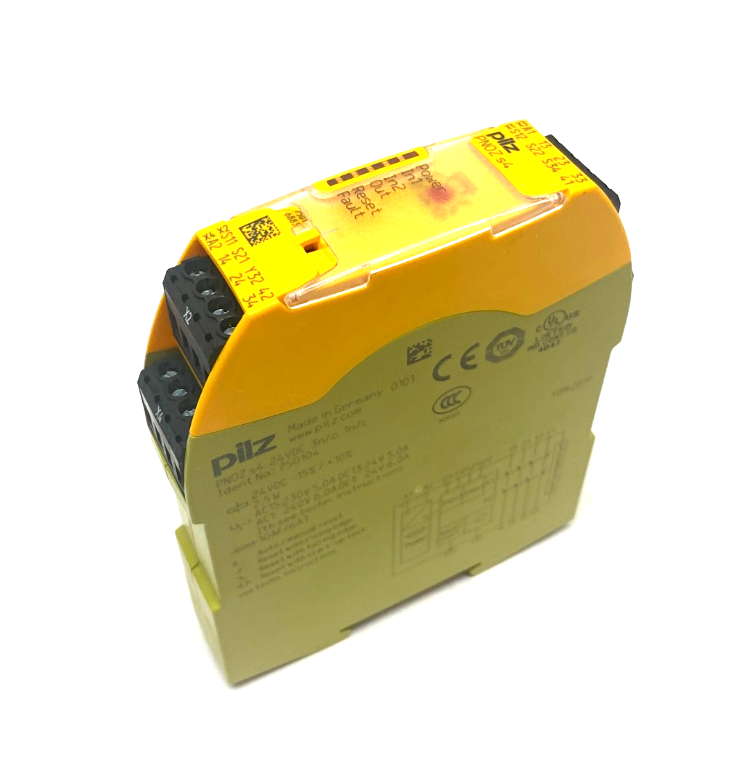 Pilz PNOZ s4 24VDC 3n/o 1n/c Standalone Sigma Safety Relay 750104 - Maverick Industrial Sales