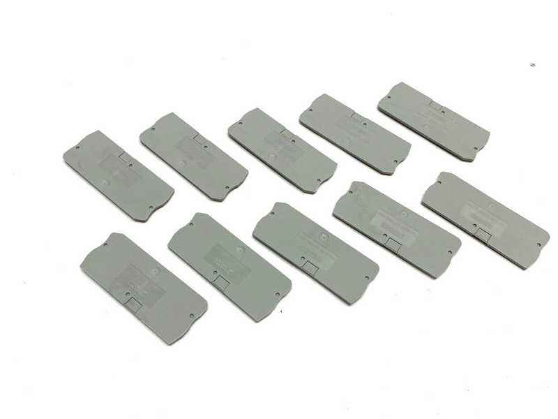 Phoenix Contact D-ST 2,5-QUATTRO Terminal End Cover Gray 3030514 LOT OF 10