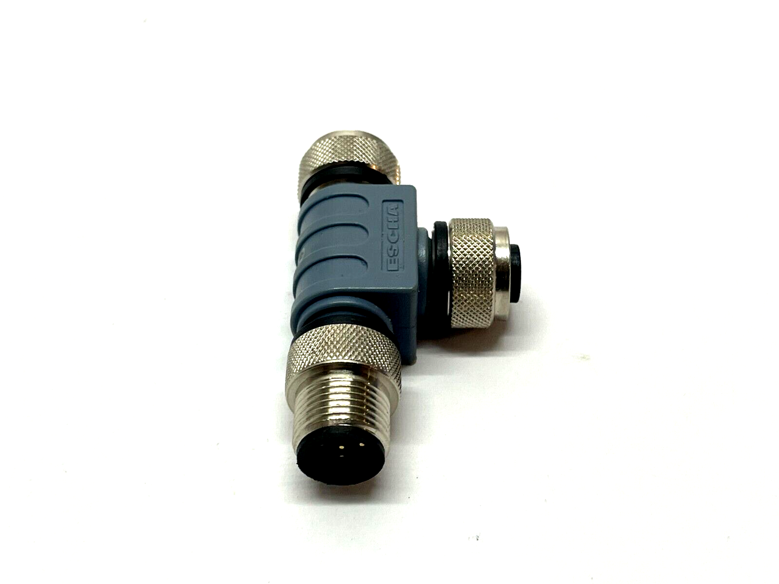 Escha FKM5-FKM5-FSM5 T-splitter M12 5-Pole 8011661 - Maverick Industrial Sales