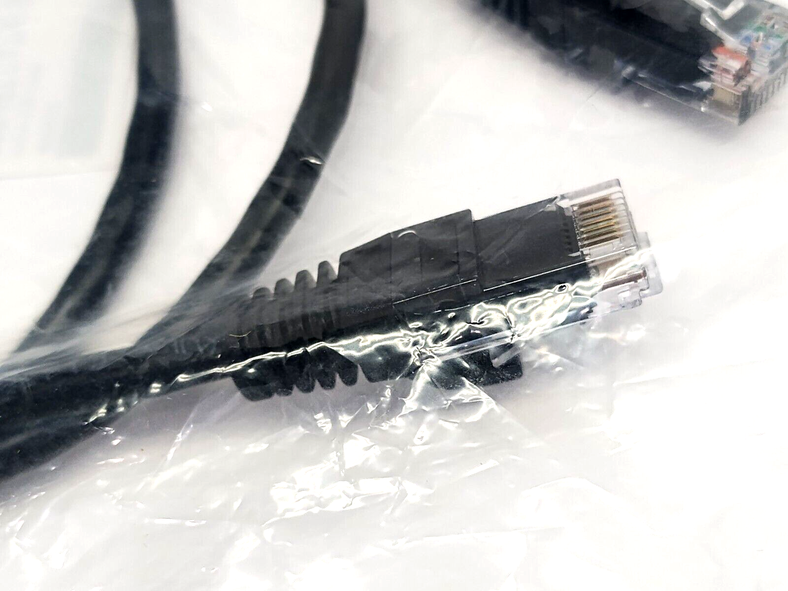 C2G 00402 CAT5E Snagless UTP RJ45 Network Patch Cable 4FT, Black, LOT OF 2 - Maverick Industrial Sales