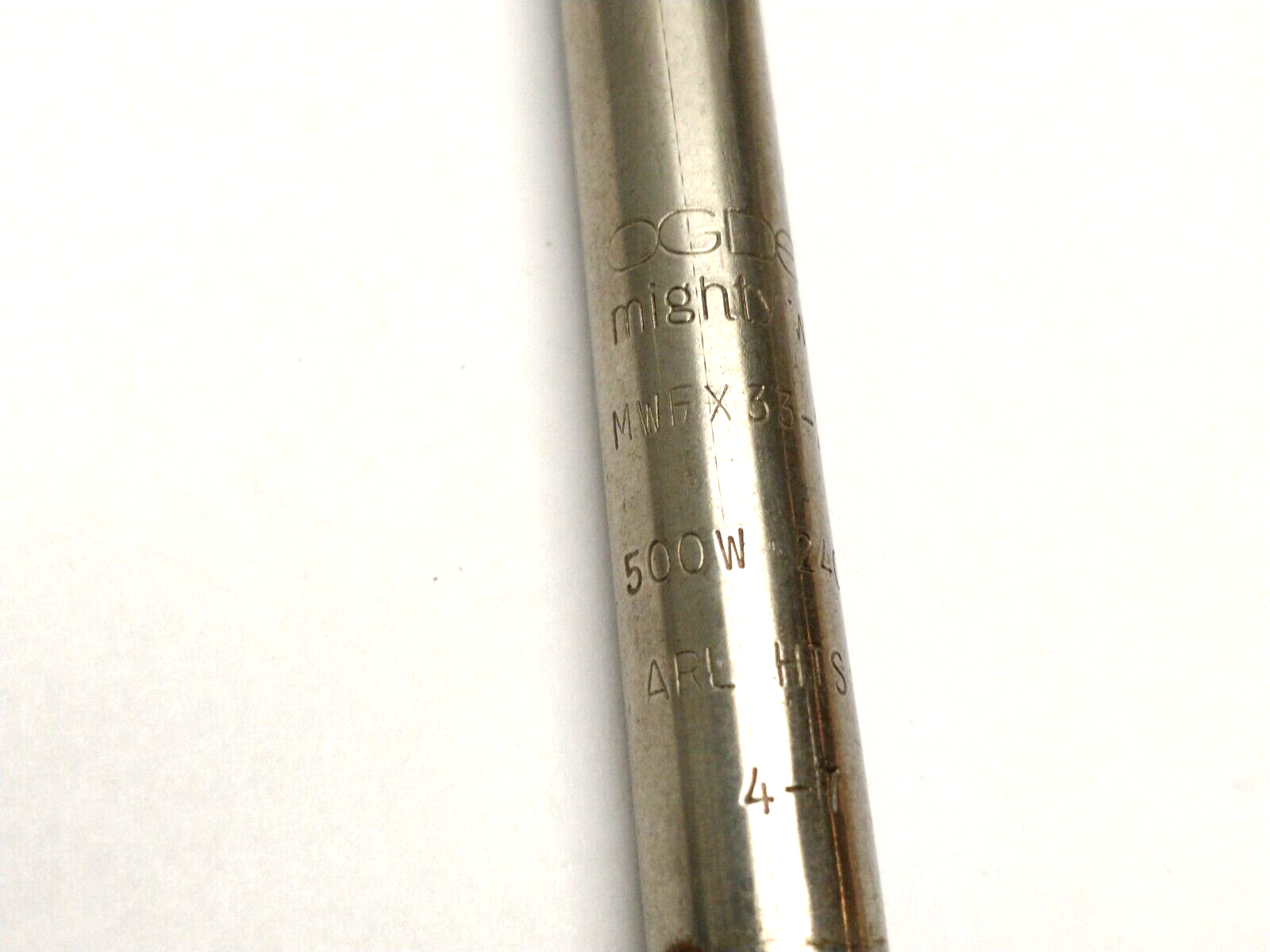 Ogden MWFX33-2C3 Mighty Watt Cartridge Heater 3/8" Dia. x 3" Long 500W 240V 4-7 - Maverick Industrial Sales