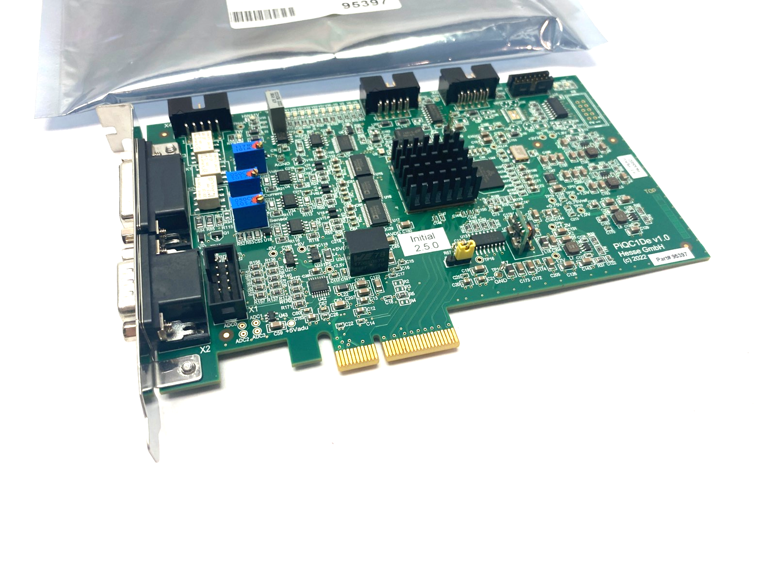 Hesse PiQC1De v1.0 Control Unit PCI Card 95397 - Maverick Industrial Sales