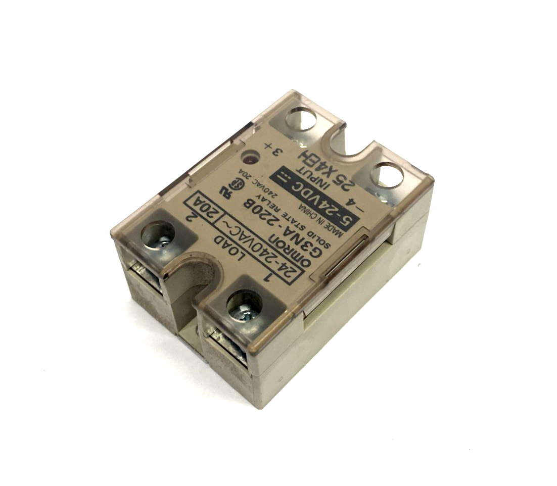 Omron G3NA-220B Solid State Relay 24-240VAC 20A 5-24VDC - Maverick Industrial Sales