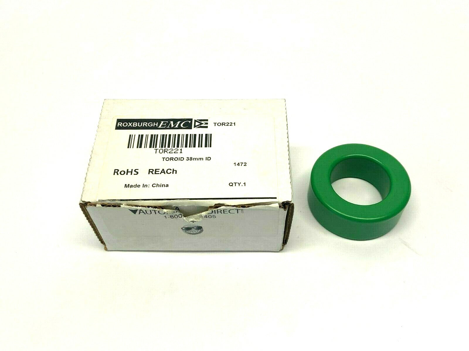 Automation Direct TOR221 Roxburgh Toroid EMI/ RFI Filter 38mm ID 64 OD - Maverick Industrial Sales