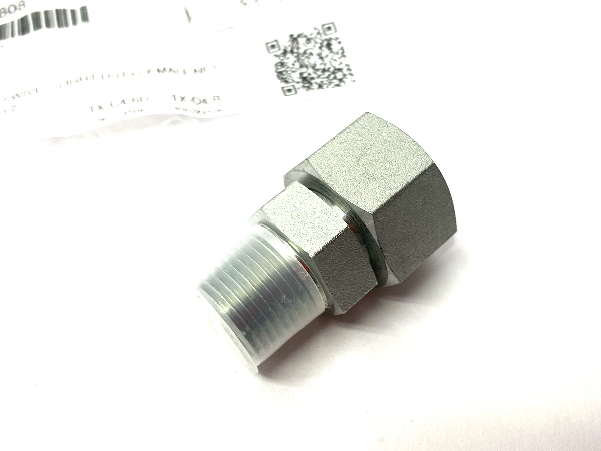 5307L-18-08 | Adaptall Straight Female DIN (Swivel) X Male NPT, Light Duty - New – Open box - Maverick Industrial Sales
