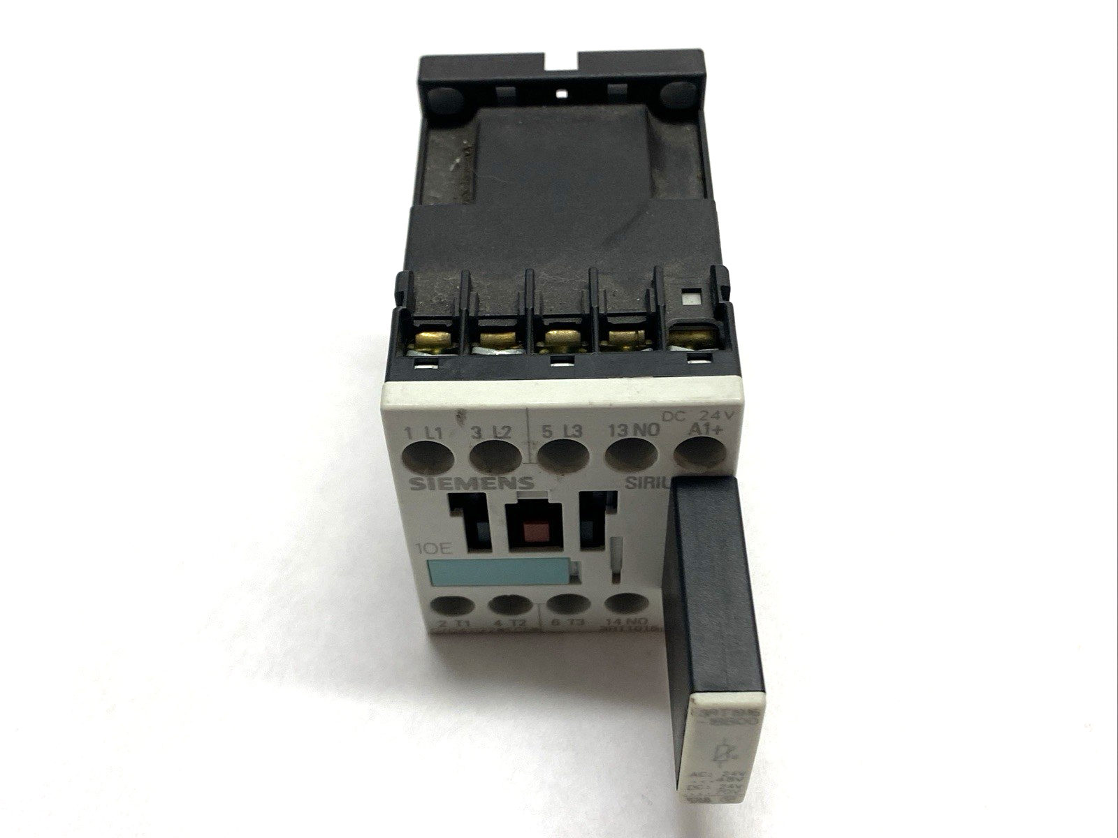 Siemens 3RT1015-1BB42 IEC Contactor w/ 3RT1915-1BB00 Varistor 24VDC - Maverick Industrial Sales