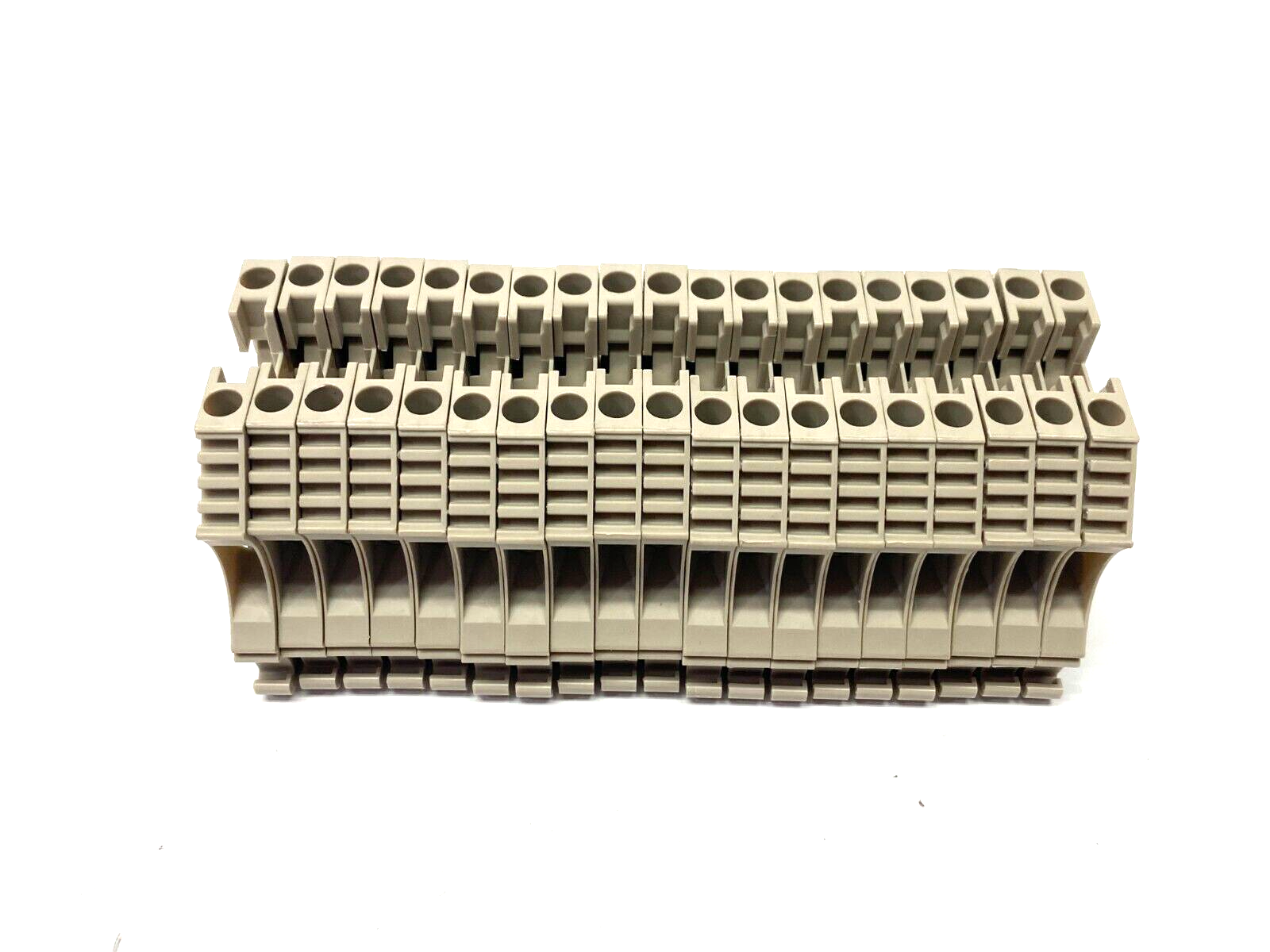 Weidmüller 1020100000 Feed-Through Terminal Block 4mm, Beige, WDU 4 LOT OF 19 - Maverick Industrial Sales