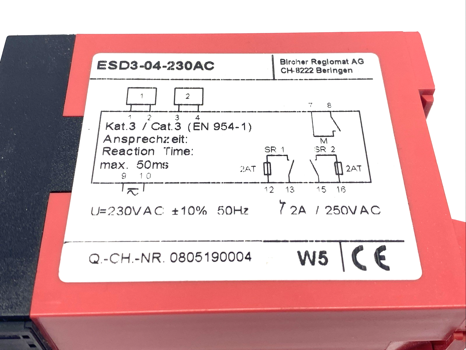 Bircher Reglomat ESD3-04-230AC ESD Switching Unit - Maverick Industrial Sales