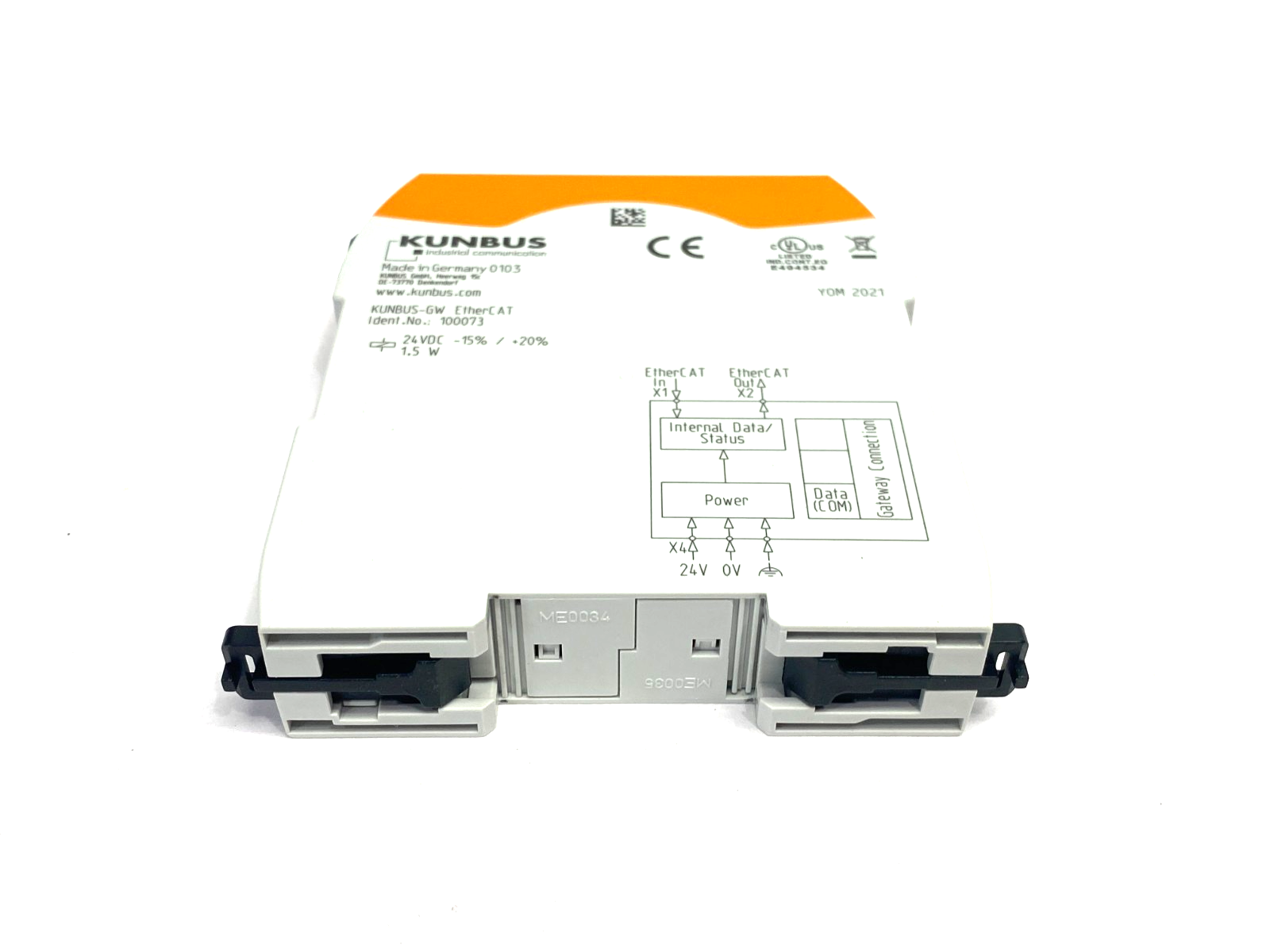 Kunbus 100073 SERCOS III EtherCAT Gateway Slave Module KUNBUS-GW - Maverick Industrial Sales