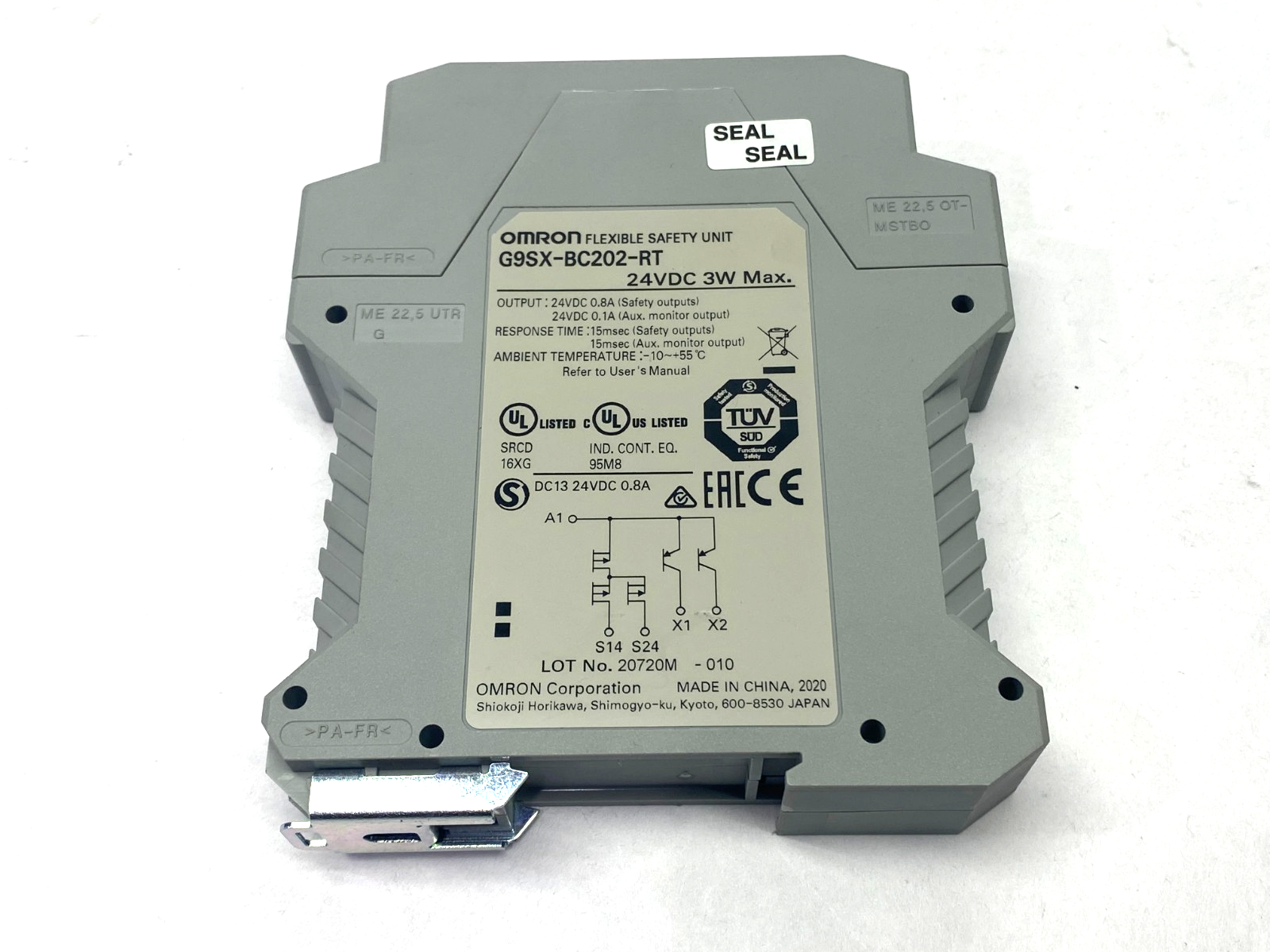 G9SX-BC202-RT | Omron Flexible Safety Relay 24VDC 3W - New – Open box - Maverick Industrial Sales