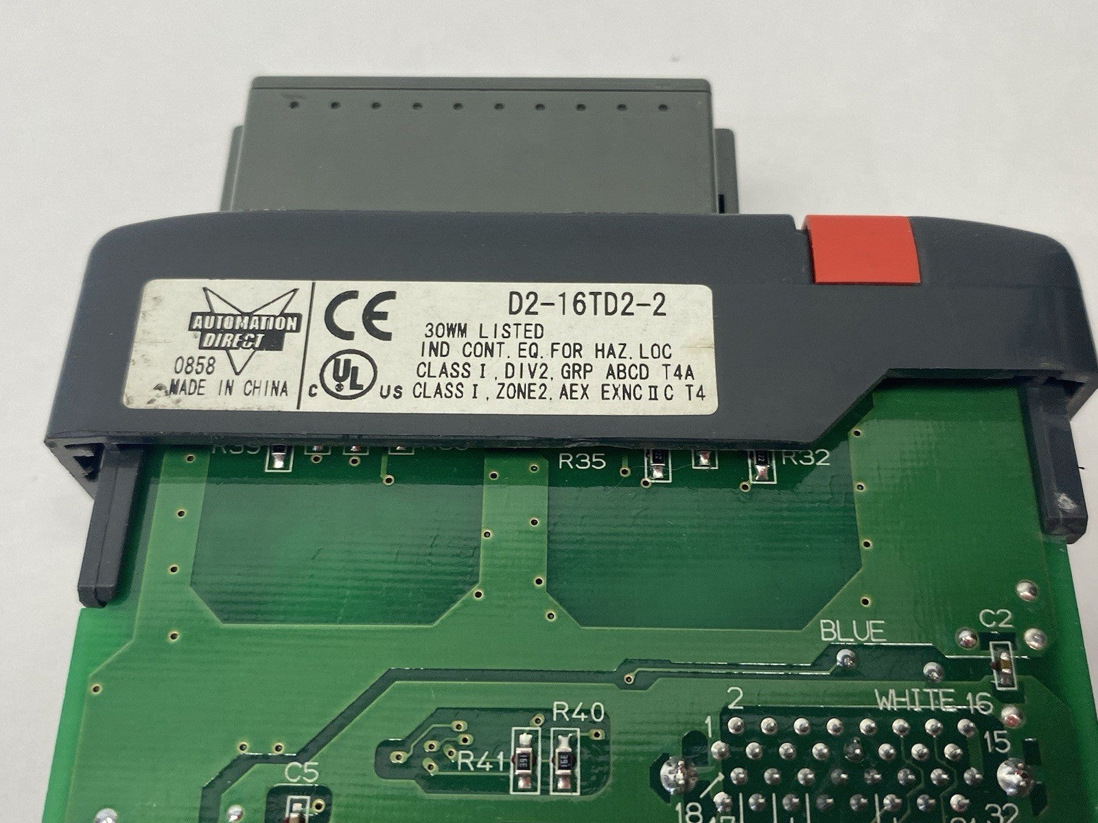 D2-16TD2-2 | Automation Direct DirectLOGIC DL205 Discrete Output Module, 16-point - Used - Maverick Industrial Sales
