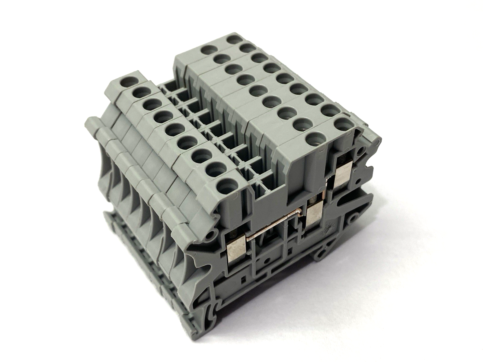 Phoenix Contact UT 2,5-TWIN Gray Terminal Block 24A 500V 3044513 LOT OF 9 - Maverick Industrial Sales