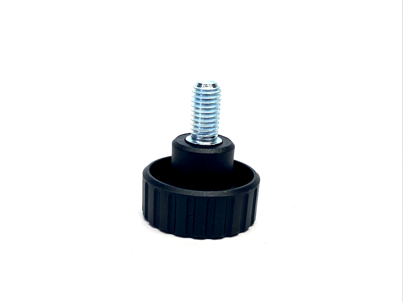 Elesa 6753 Knurled/Fluted Grip Knob, M8 x 16mm Stud, BT.32 p-M8x16 LOT OF 5 - Maverick Industrial Sales
