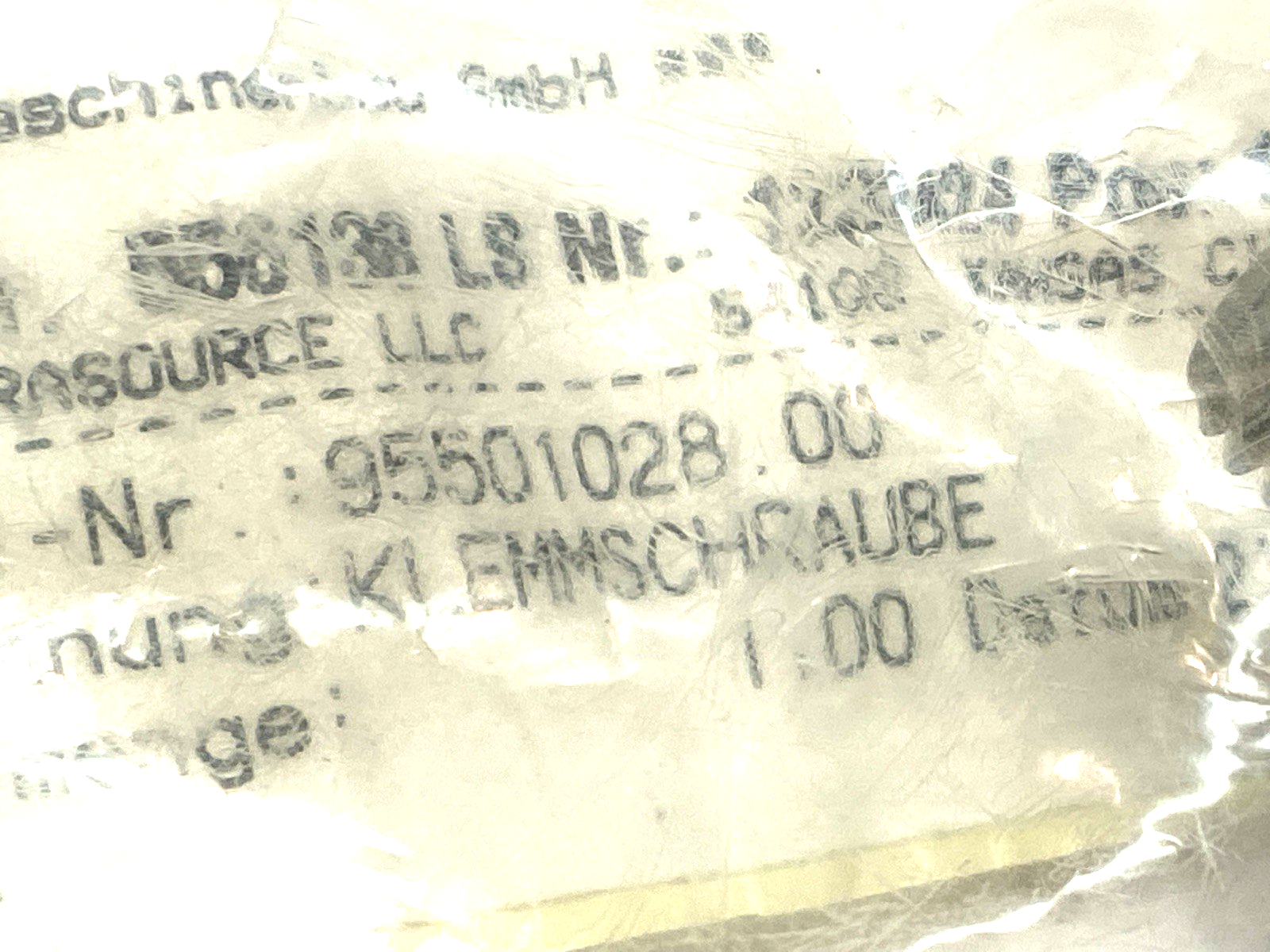 95501028.00 | Frey Maschinenbau Clamp Screw - New - Maverick Industrial Sales