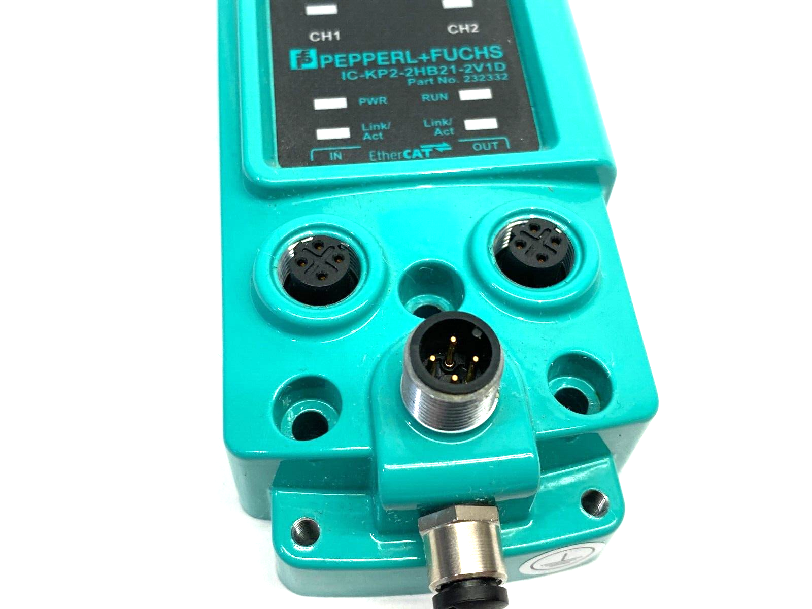 Pepperl+Fuchs IC-KP2-2HB21-2V1D EtherCAT iDENT RFID Evaluation Unit 232332 - Maverick Industrial Sales
