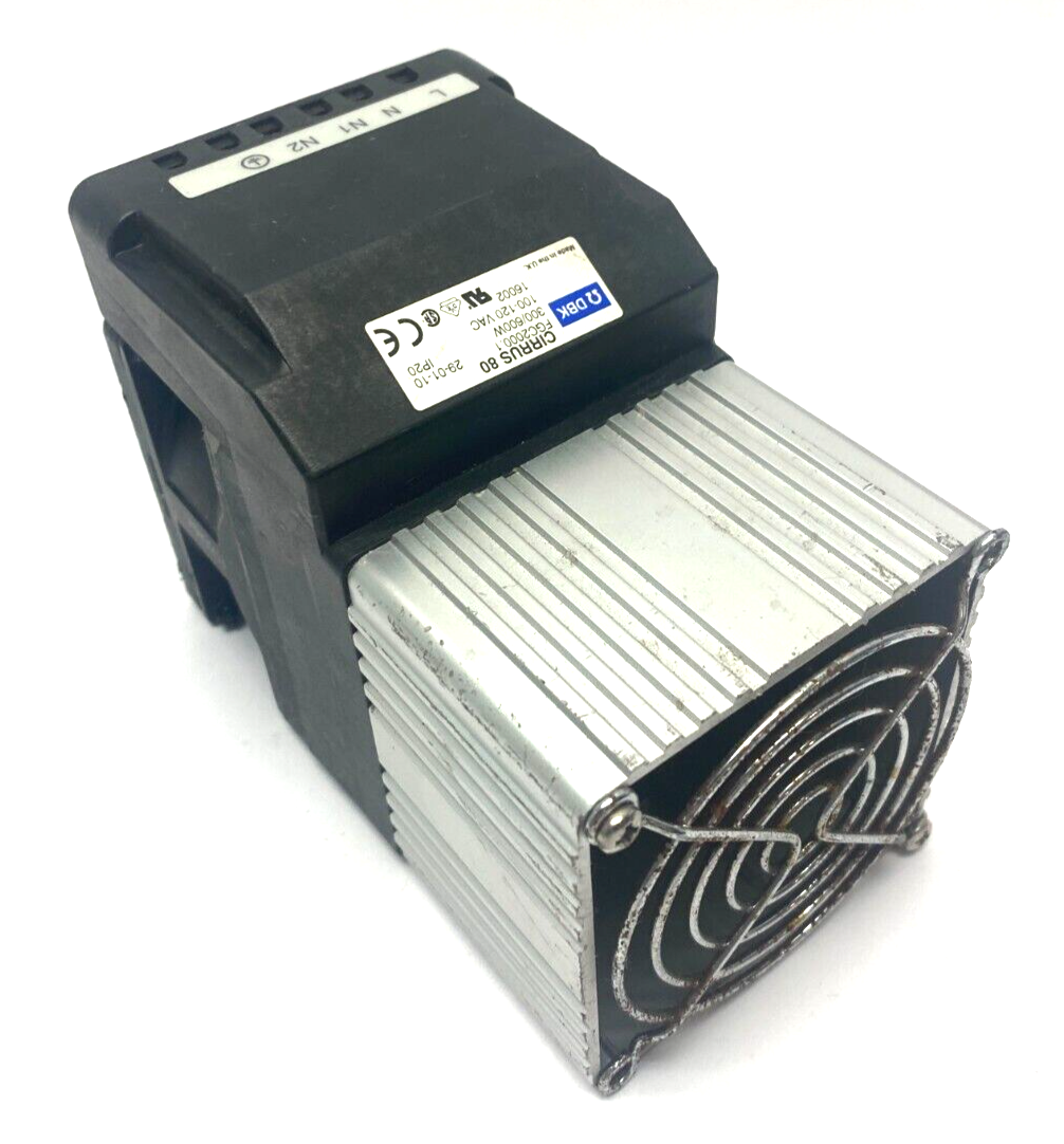 DBK FGC2000.1 CIRRUS 80 Fan Heater 300/600W 100-120VAC IP20 16002 - Maverick Industrial Sales