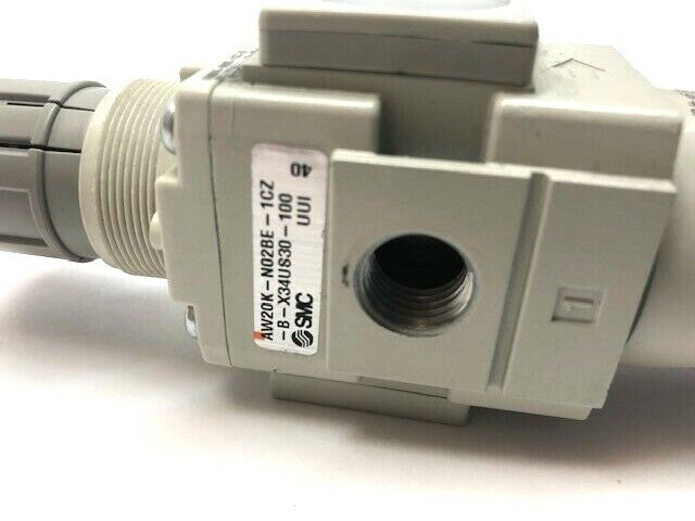 SMC AW20K-N02BE-1CZ-B-X34US30-100 Pneumatic Filter Regulator - Maverick Industrial Sales
