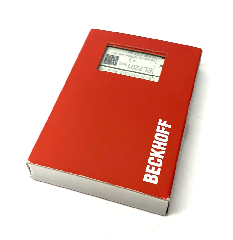 | Beckhoff EL7201-0010 Rev. 0031 EtherCAT Terminal 1-Ch. Motion Interface Servomtr - New - Maverick Industrial Sales