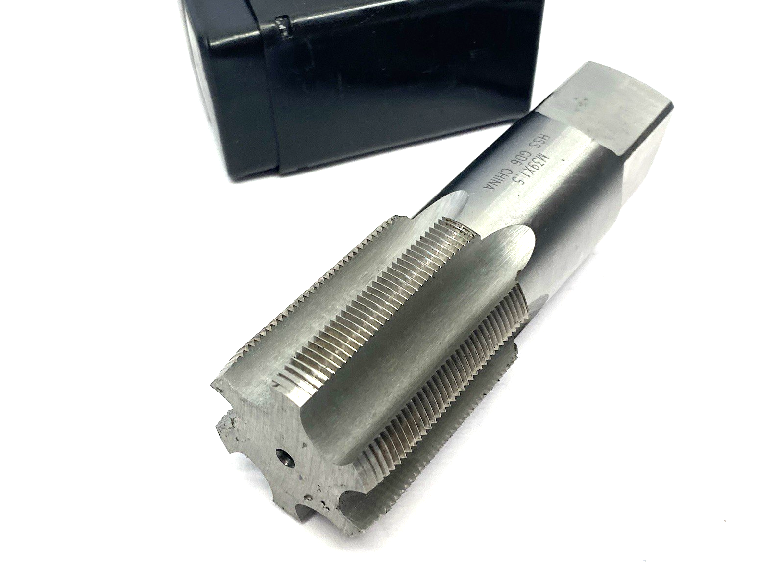 Interstate 09037516 Straight Flute Tap: M39x1.5 Metric Fine, 6 Flute, Plug Chamf - Maverick Industrial Sales