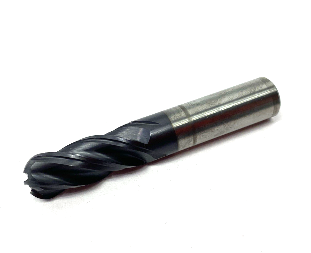 Accupro 93262301 Ball End Mill: 1/2" Dia, 1-1/4" LOC, 4 Flute Solid Carbide - Maverick Industrial Sales