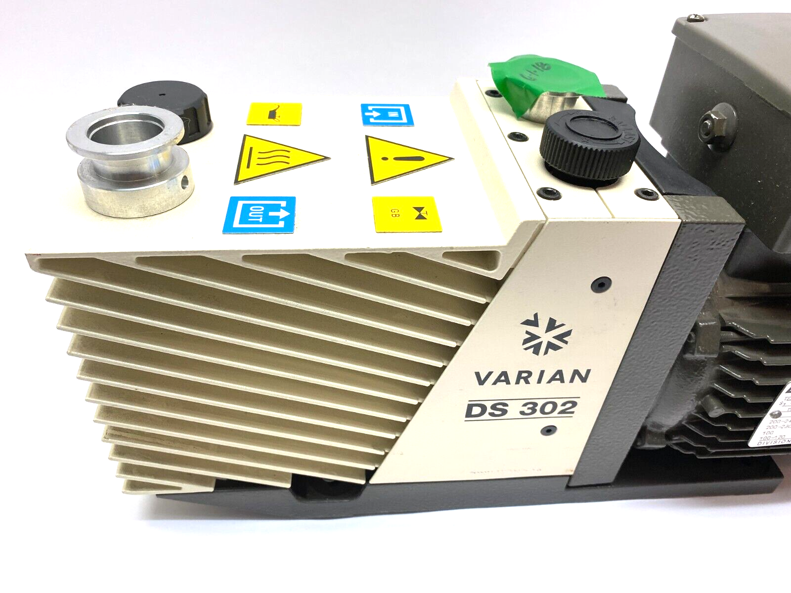 Varian 949-9325 Dual Stage Rotary Vane Vacuum Pump DS 302 Leroy Somner Motor - Maverick Industrial Sales