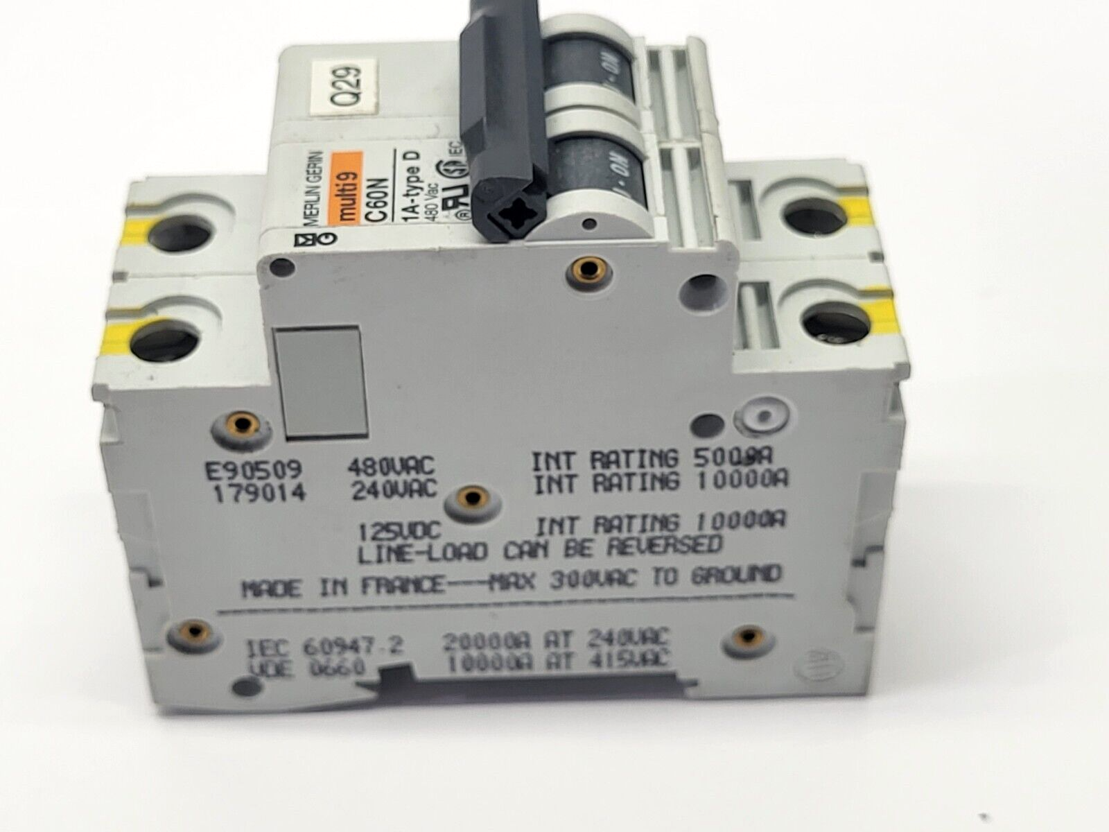 Merlin Gerin C60N Circuit Breaker Multi9 1A-Type D 24516 - Maverick Industrial Sales
