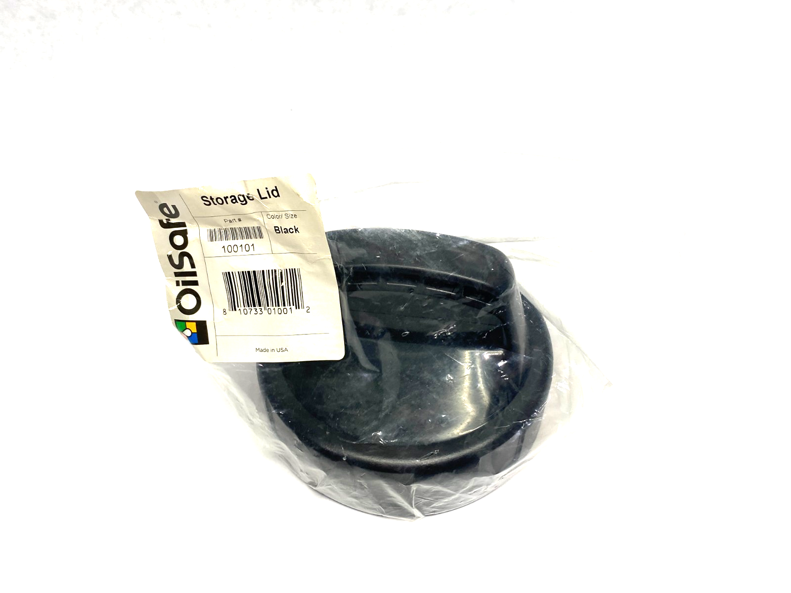 100101 | Oilsafe Spill-Proof Storage Lid, Black - New - Maverick Industrial Sales