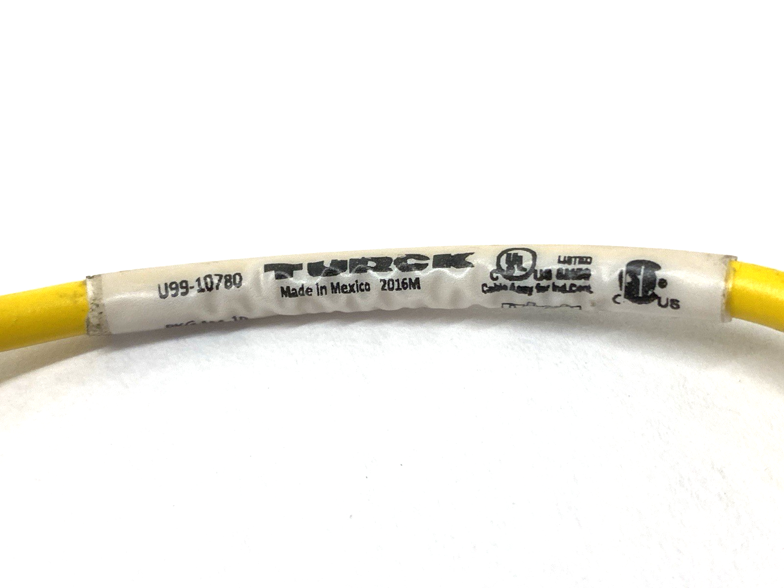 Turck PKG 4M-10 Single-Ended Cordset M8 Female Connector U99-10780 CUT TO 3' - Maverick Industrial Sales