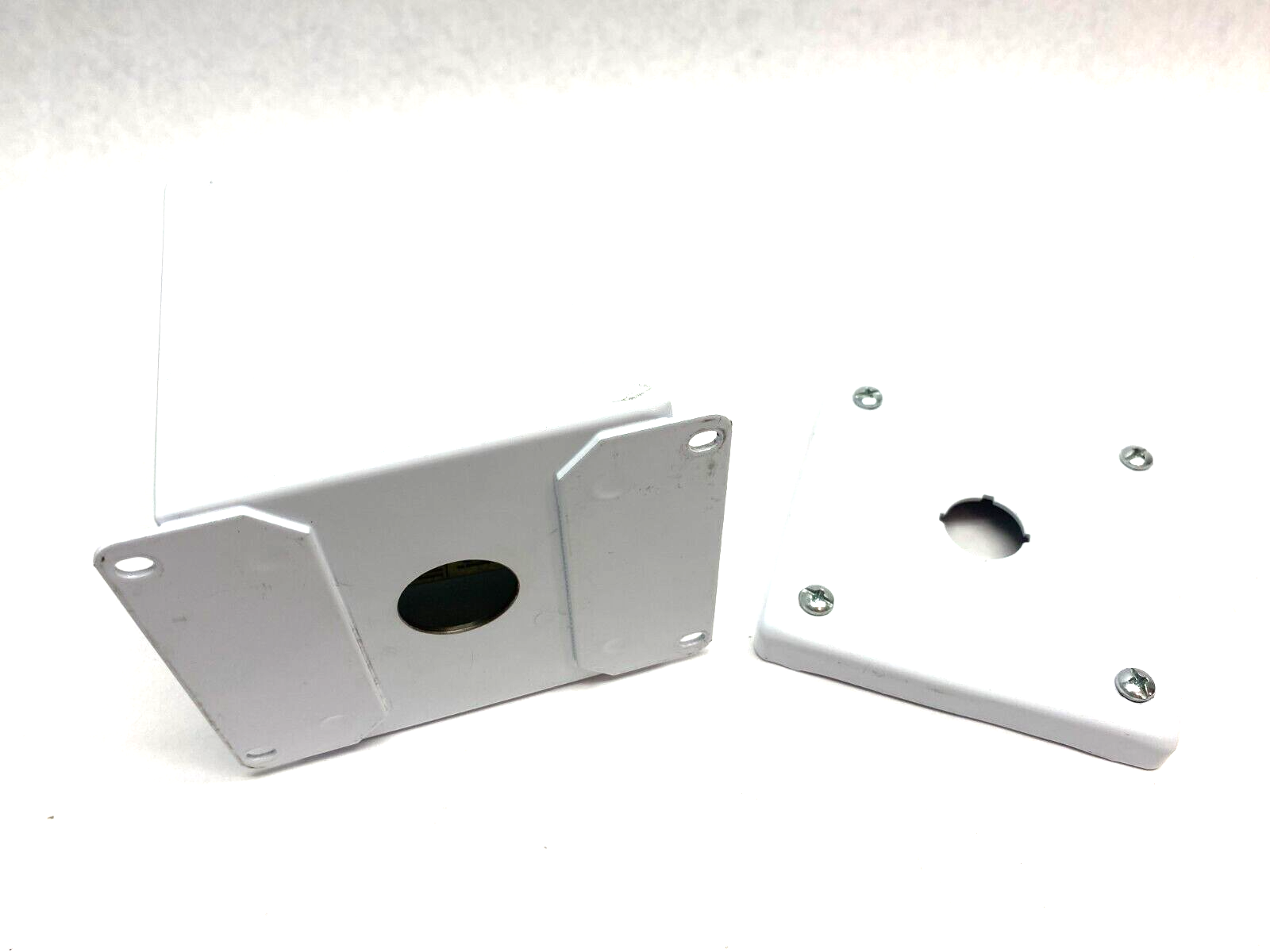 Hoffman E1PBXM Extra Deep Push Button Enclosure White, Back Knockout - Maverick Industrial Sales