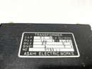 Asahi 001144 Transformer 91 VA 100V 1.5KV 25SRY. V. - Maverick Industrial Sales