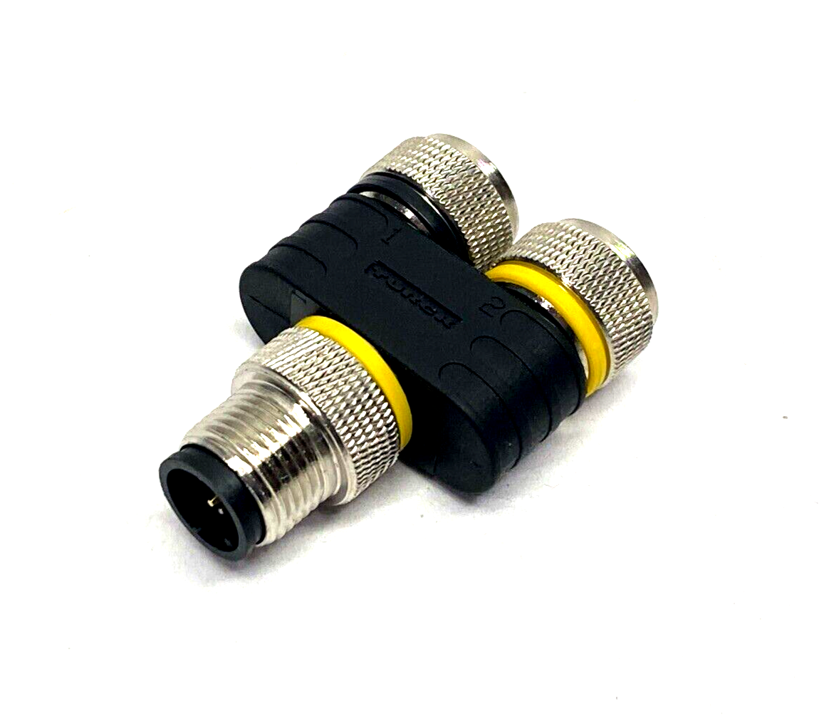Turck YB2-FSM 4.5-2FKM 4.5 2 Branch M12 Splitter U0875-78 LOT OF 2 - Maverick Industrial Sales