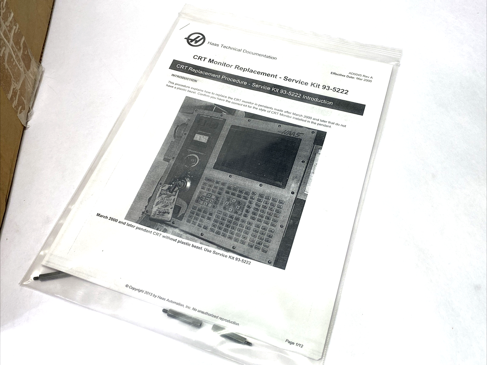 Kristel Haas 93-5222 CRT To LCD Monitor Upgrade Kit E487-LCD104-1 - Maverick Industrial Sales