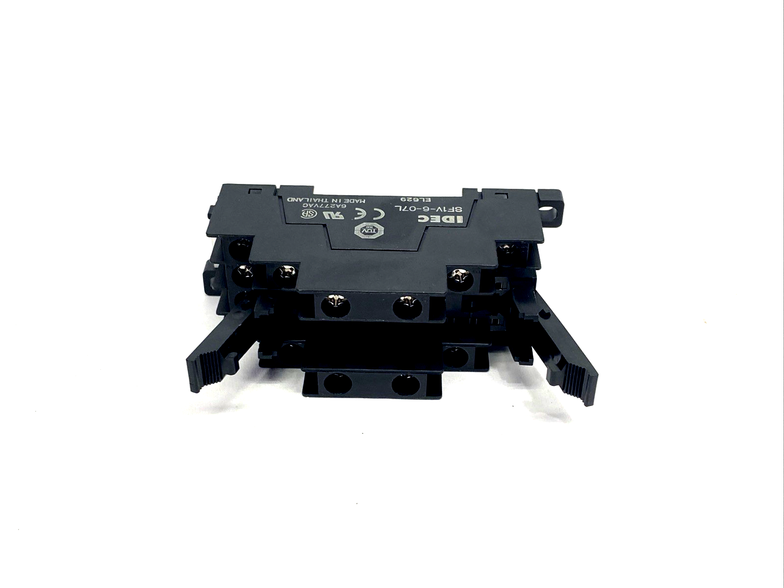 IDEC SF1V-6-07L Relay Socket/Base, DIN Mount 6Pole RF1V 6A 277VAC - Maverick Industrial Sales