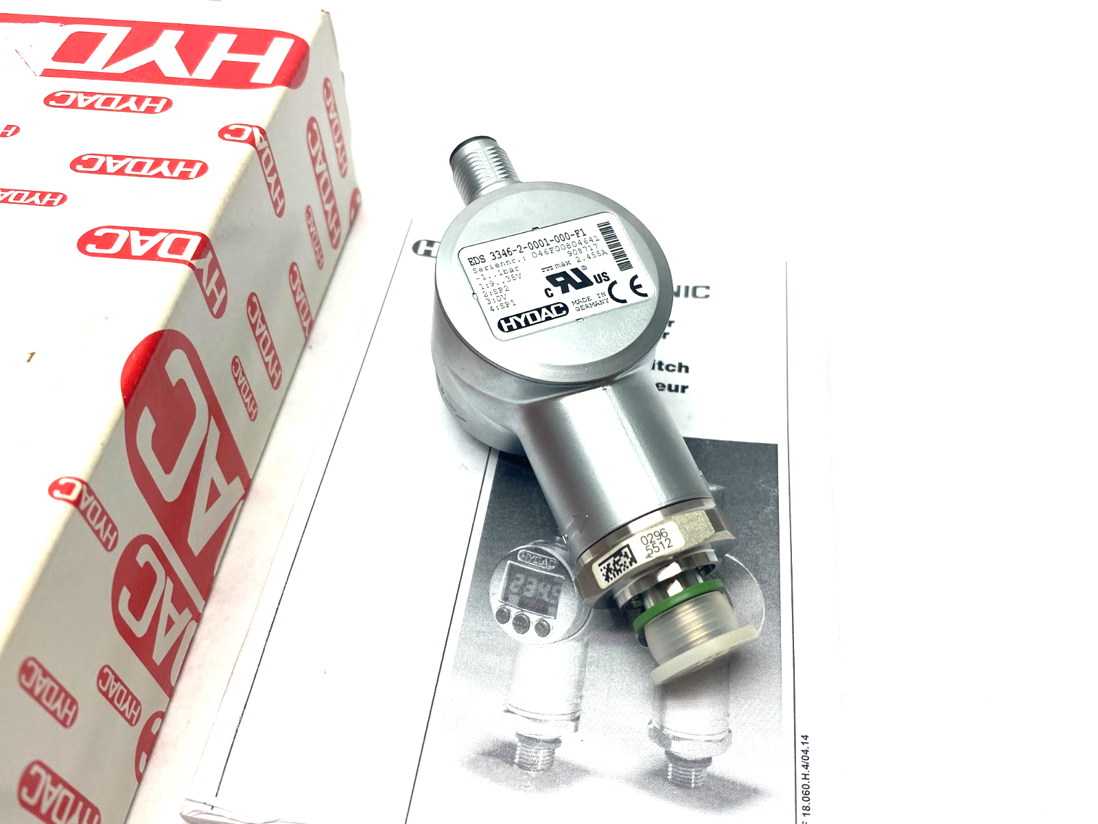 Hydac EDS 3346-2-0001-000-F1 Configurable Pressure Switch 908717 - Maverick Industrial Sales