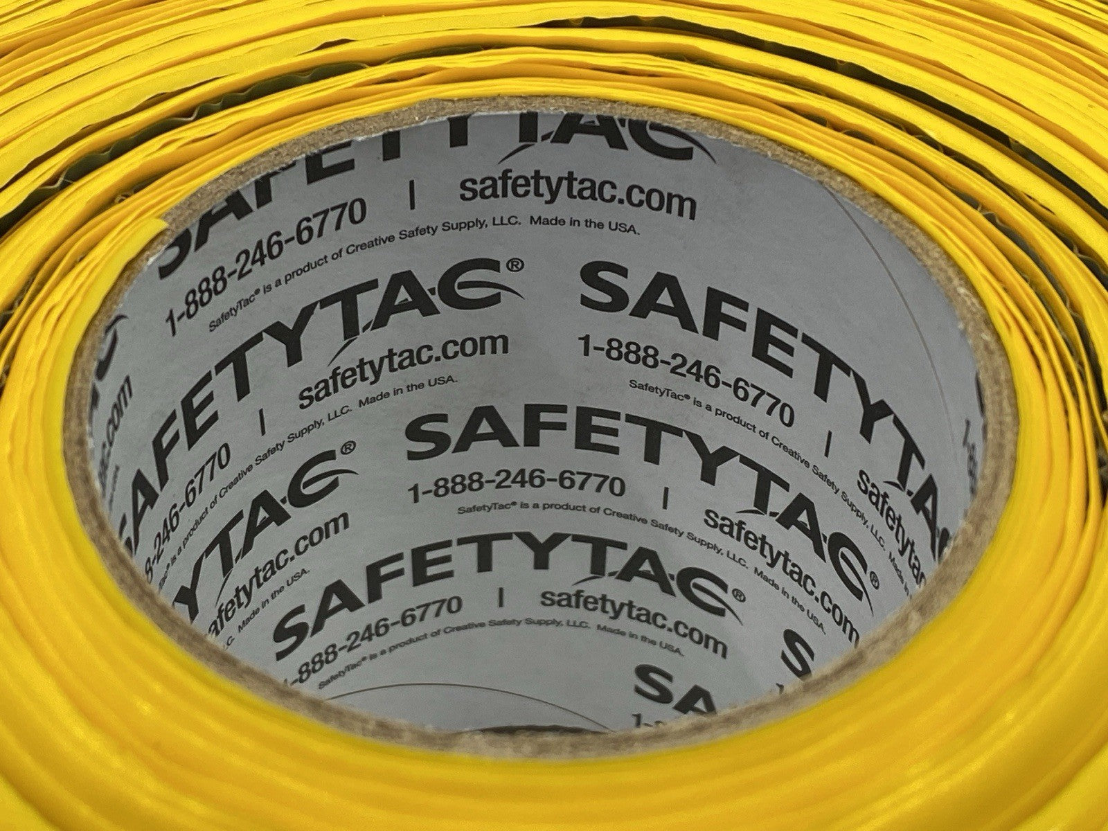 SafetyTac ST401 Yellow Floor Marking Tape 4" Wide x 100' Length - Maverick Industrial Sales