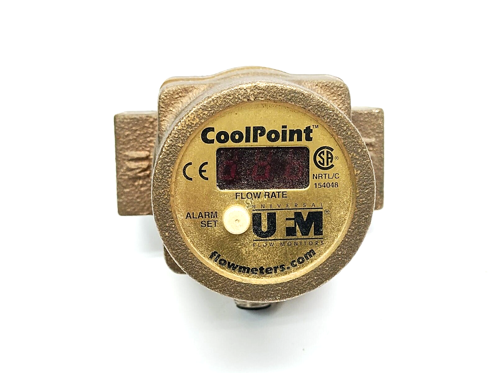 Universal Flow Monitors CP-1/2 CoolPoint Vortex Shedding Flowmeter 1/2" NPT - For parts or not working - Maverick Industrial Sales