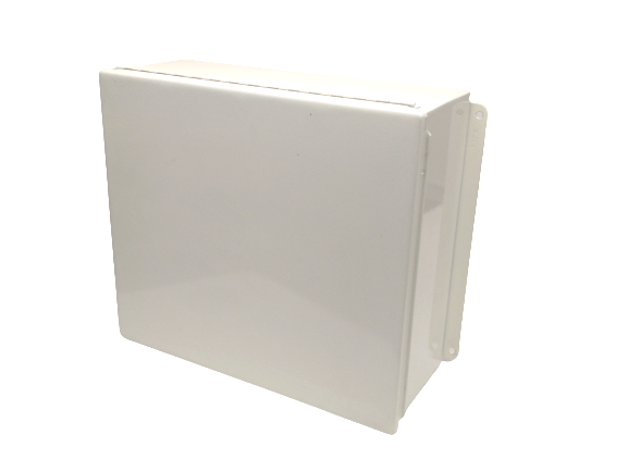 Hoffman A1614CH White Industrial Control Panel Enclosure 16"x14"x6" NO LATCHES - Maverick Industrial Sales