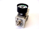 SMC ISA2-HNP25N Pneumatic Air Catch Sensor w/ Gauge, Missing Cover, 30PSI Max - Maverick Industrial Sales