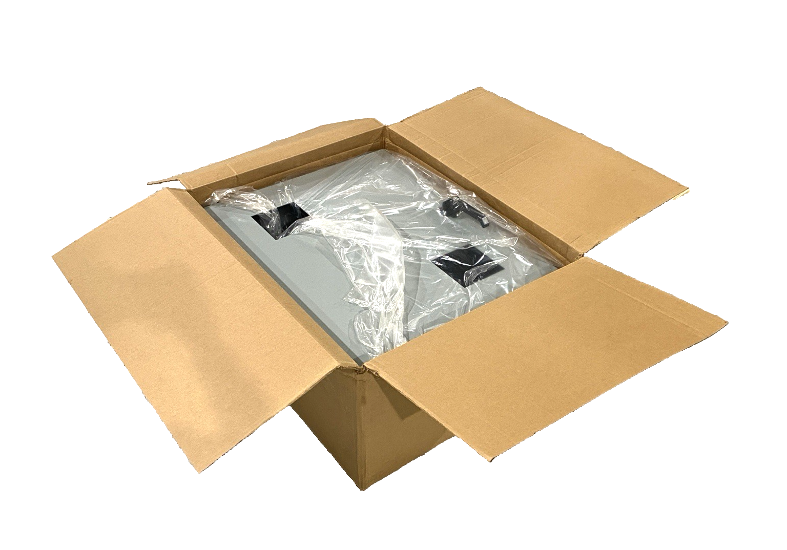 Saginaw Control EDG2-30EL2412LPPL Custom 2-Window Enclosure, 30" x 24" x 12" - Maverick Industrial Sales