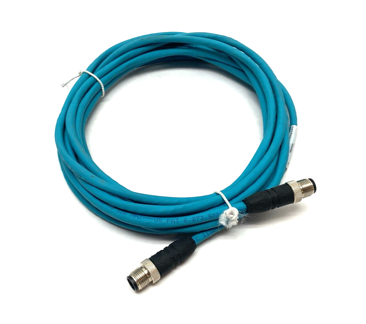 0985 806 100/5M | Lumberg Ethernet Cable M12 4-Pin Male to Male 900004064 - New Other - Maverick Industrial Sales