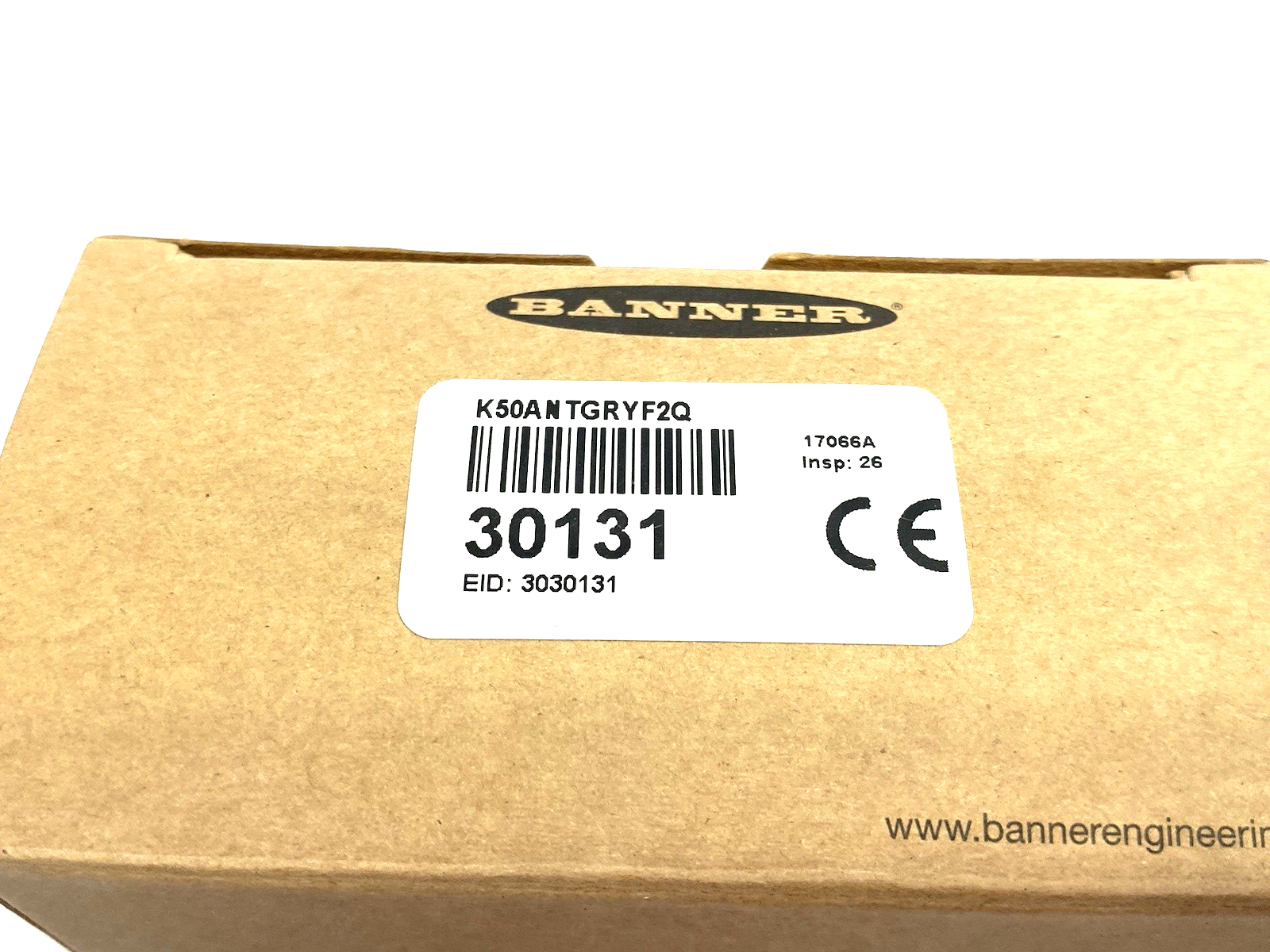 K50ANTGRYF2Q | Banner EZ-LIGHT 50mm Multi-Input Multi-Color Touch Button 30131 - New - Maverick Industrial Sales