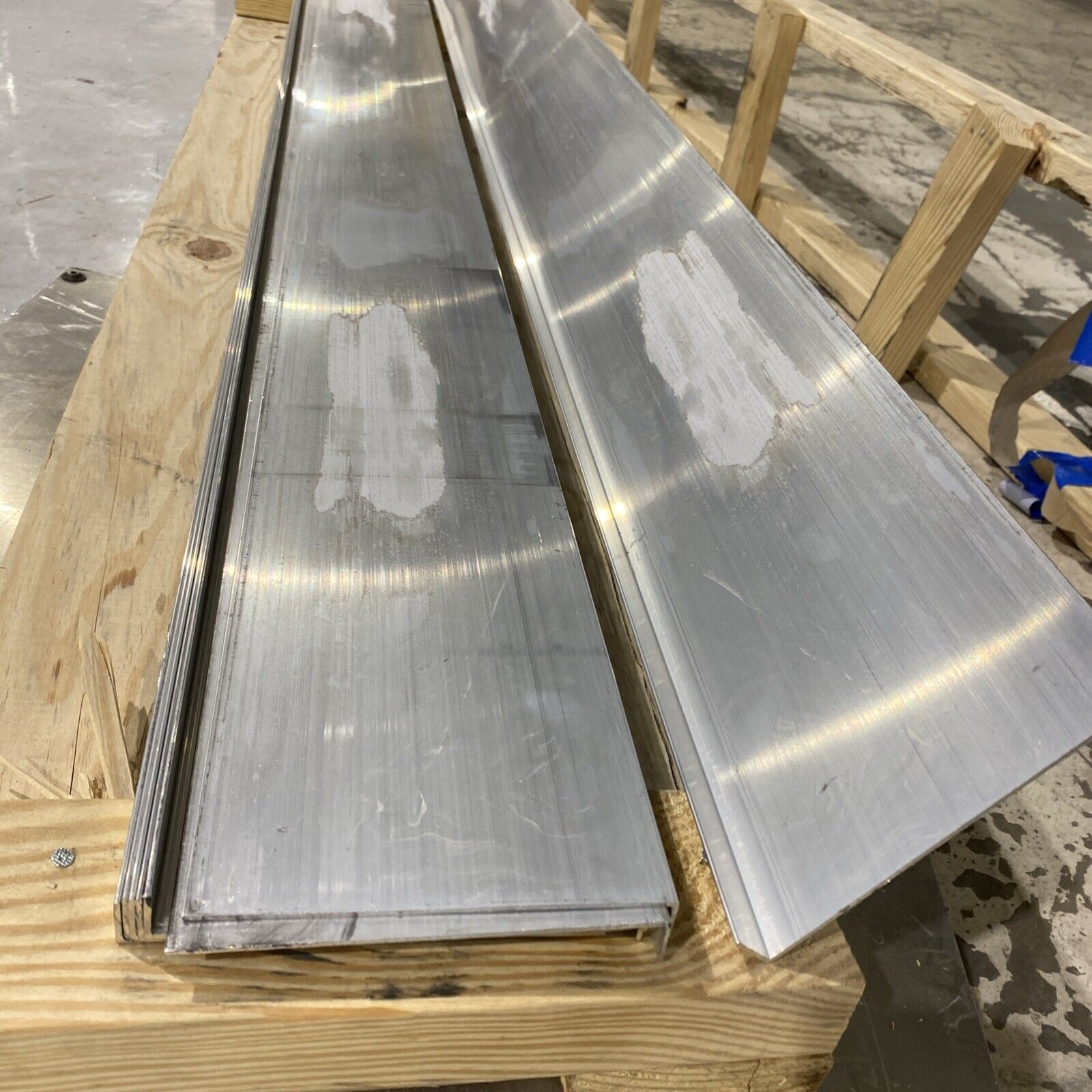 Cable Tray Barrier 6 Inches Deep, 1/2" Bend, 144 Inches Long LOT OF 10 PCS - Maverick Industrial Sales