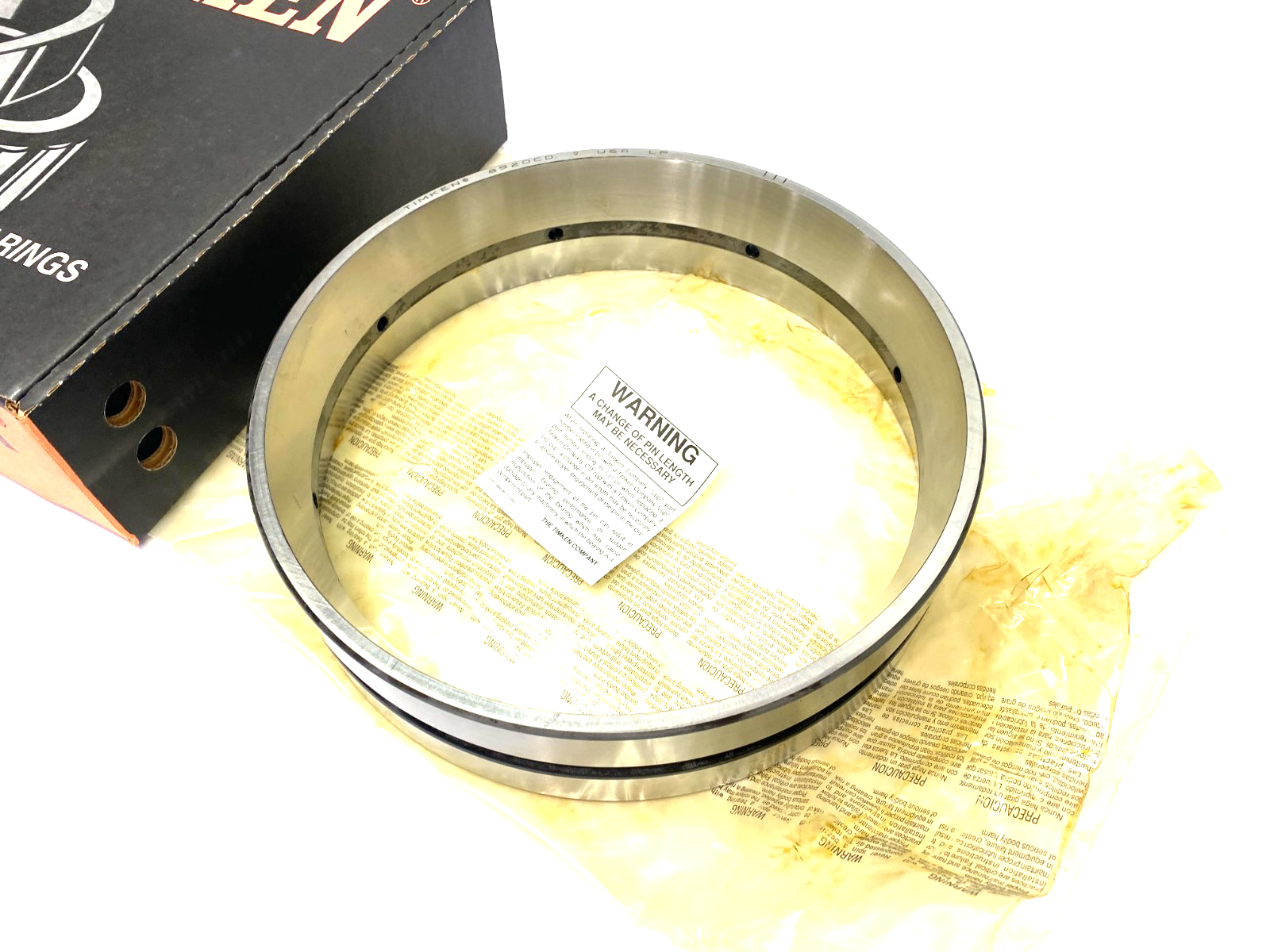 Timken 8520CD-20081 Tapered Roller Bearing, Double Cup, 12.875" OD, 3.25" Width - Maverick Industrial Sales