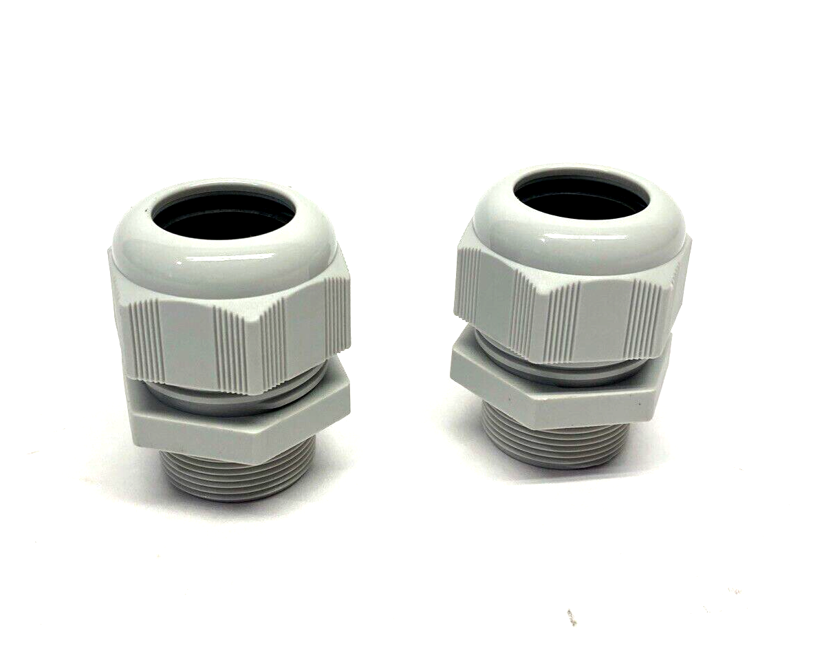 Bimed BM-17 Cable Gland M32x1.5 18-25mm Cable, Polyamide, RAL7035 Gray, LOT OF 2 - Maverick Industrial Sales