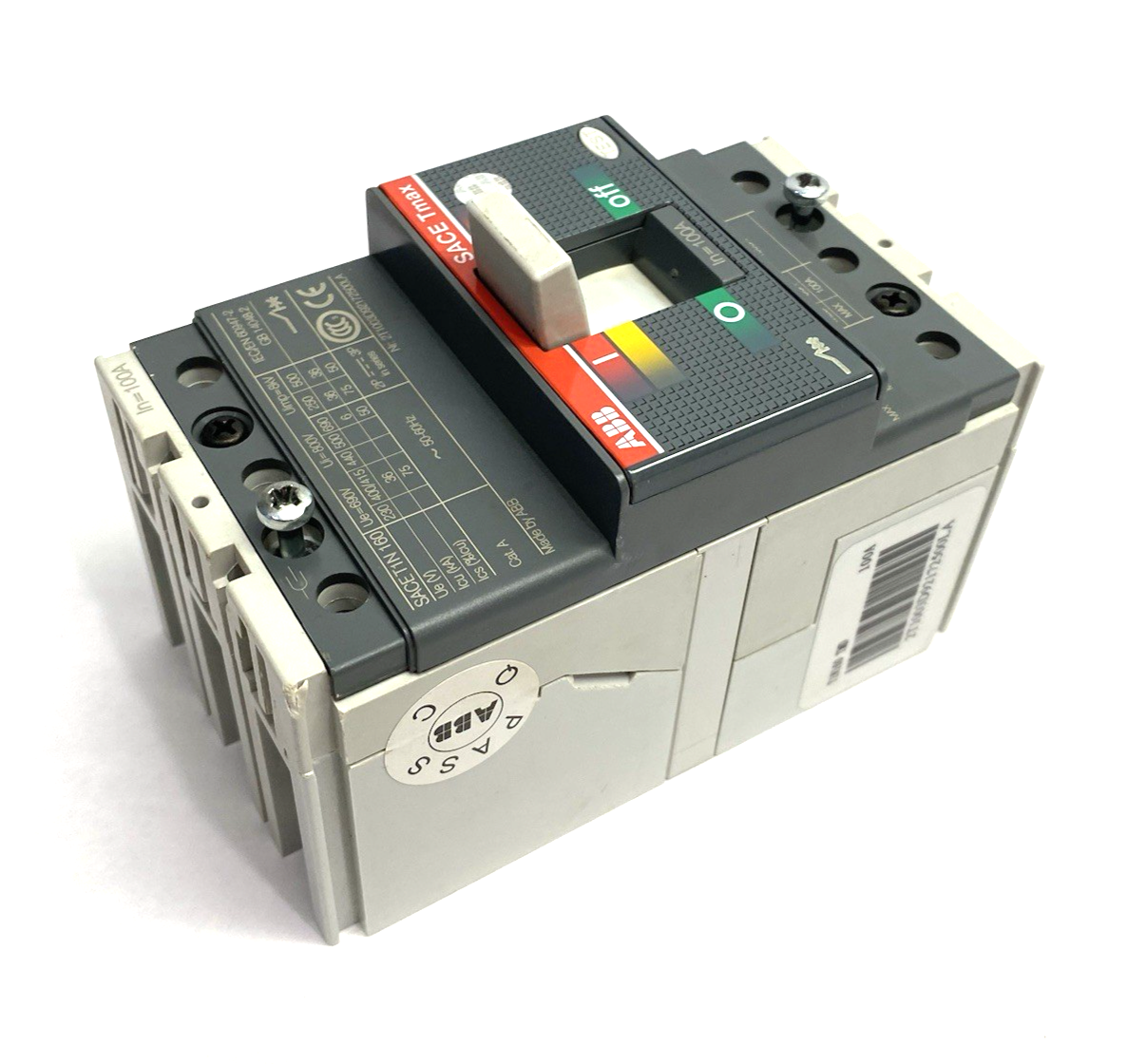ABB 2T1003D92172500LA Molded Case Circuit Breaker SACE Tmax 3-Pole SACET1N160 - Maverick Industrial Sales